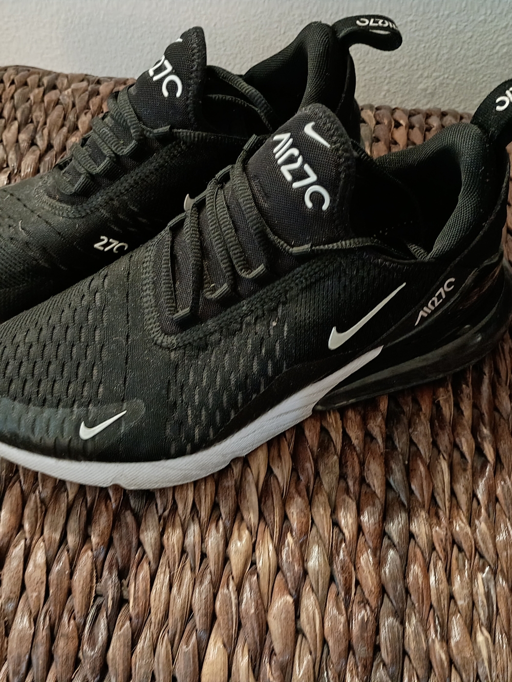 Nike Air Max 270 Women's Black & White Sneakers